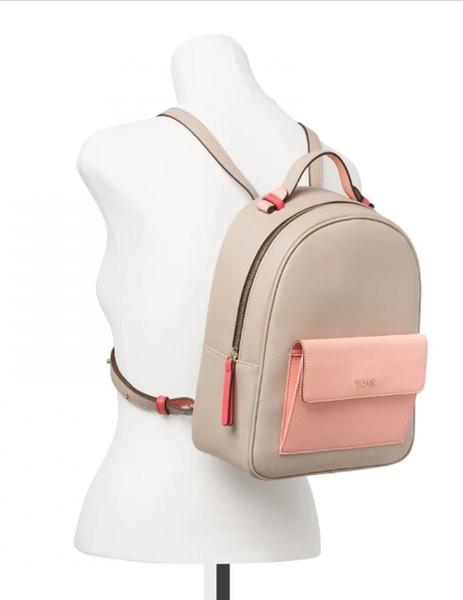 MOCHILA TOUS ESSENCE MARFIL-ROSA