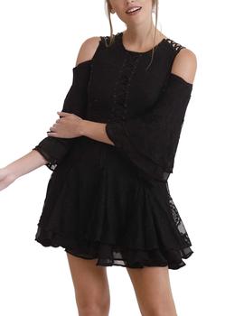 VESTIDO HIGHLY PREPPY CORPIÑO NEGRO