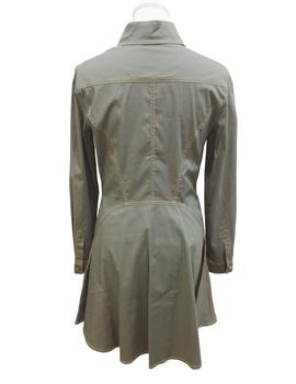 VESTIDO HIGHLY PREPPY CAMISERO VERDE