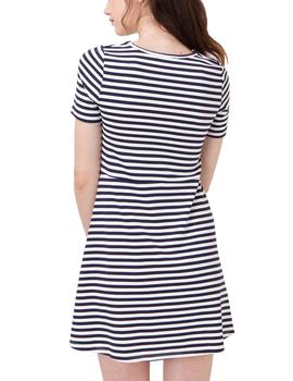 VESTIDO COSETTE LISTAS AZUL