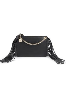 BANDOLERA TOUS NEW LIZ FRINGES NEGRO