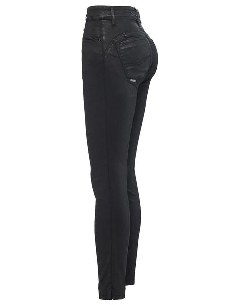 PANTALON SALSA ENCERADO NEGRO