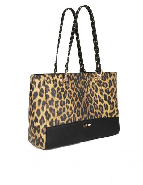 ampliar calina cortador BOLSO LIU.JO TOTE MOTEADO LEOPARDO