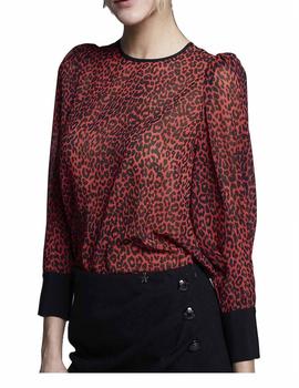 BLUSA MANCHA PRINT ROJA