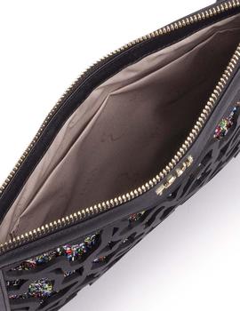 CLUTCH TOUS K. SHOCK FUN NEGRO-MULTI