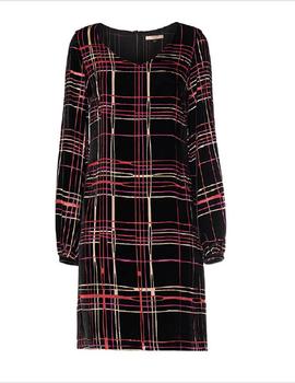 VESTIDO KOCCA RAYAS  TERCIOPELO