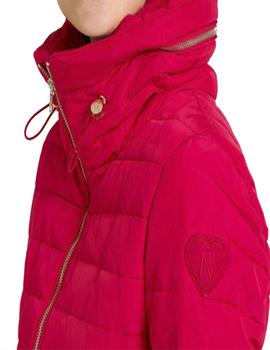 PARKA NAF NAF CORTA ROJA LHNK2