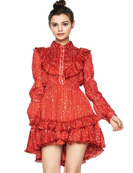 VESTIDO HIGHLY PREPPY ESTRELLAS ROJO