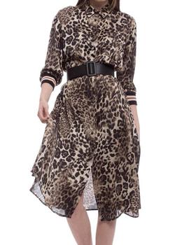 VESTIDO KOCCA PRINT CINTURON GIORI