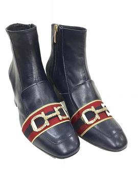 BOTIN  CON BANDA Y HEBILLA GUCCI