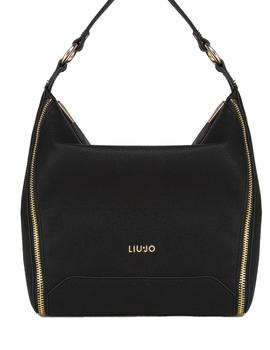 BOLSO LIU.JO CON CREMALLERAS NEGRO