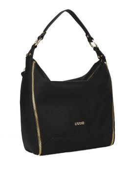 BOLSO LIU.JO CON CREMALLERAS NEGRO