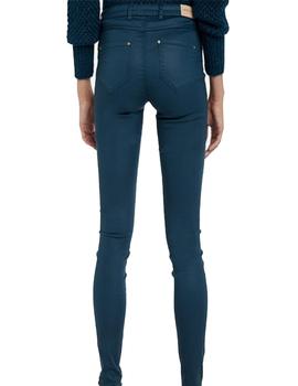 PANTALON NAF NAF SKINNY ENCERADO MARINO