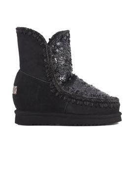 BOTA MOU ESKIMO WEDGE SHORT SEQUINS NEGRA