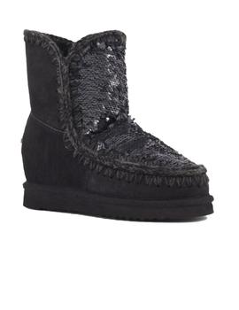 BOTA MOU ESKIMO WEDGE SHORT SEQUINS NEGRA