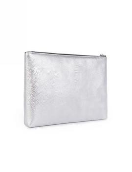 CARTERA DE  MANO TOUS ALFA PLATA