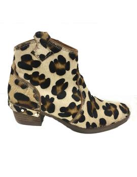 BOTIN NEMONIC CAMPERO  PELO LEOPARDO