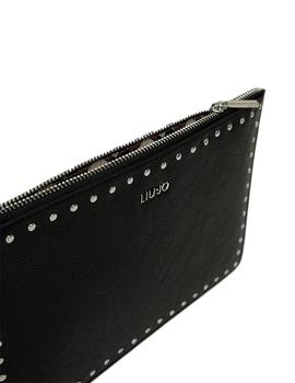 CARTERA DE MANO LIU.JO CON TACHUELAS PLATA