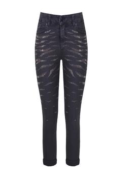 PANTALON' MISS MISS' BRILLOS GRIS