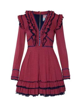 VESTIDO HIGHLY PREPPY VICHY ROJO