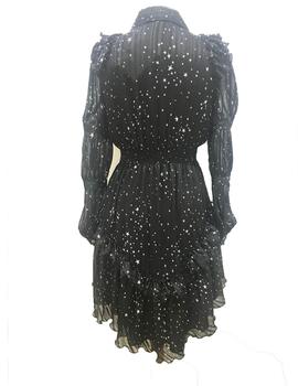 VESTIDO HIGHLY PREPPY ESTRELLAS NEGRO