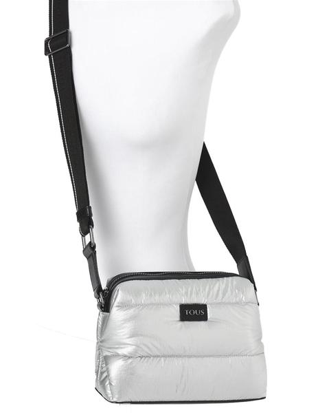 Bolso tous plata acolchado deals