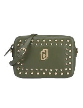 BANDOLERA LIU.JO CON TACHUELAS Y ESTRELLAS VERDE