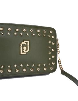 BANDOLERA LIU.JO CON TACHUELAS Y ESTRELLAS VERDE
