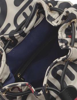 MOCHILA TOUS S. DOROMY BEIGA-FUCSIA