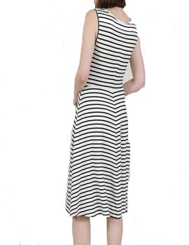 VESTIDO MOLLY BRACKEN RAYAS MARINERO