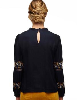 BLUSA JHNC18 BORDADA  FLORES