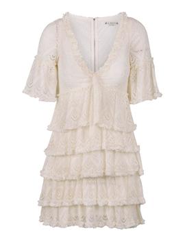 VESTIDO HIGHLY PREPPY ENCAJE VOLANTES
