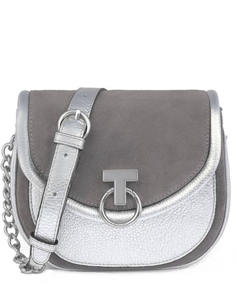 Bolso tous plateado bandolera online