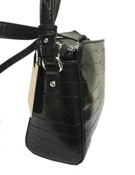 BANDOLERA LIU.JO EFECTO PIEL COCODRILO NEGRO