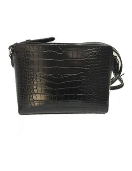 BANDOLERA LIU.JO EFECTO PIEL COCODRILO NEGRO