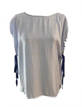 BLUSA RAYAS AZUL