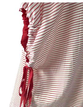 BLUSA RAYAS ROJAS