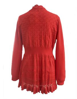 CHAQUETA MOLLY BRACKEN LARGA ROJA