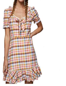 VESTIDO MAGGIE SWEET BLONDIE CUADROS MULTI