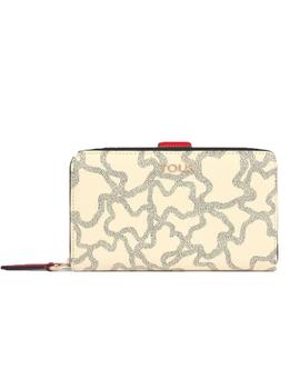 BILLETERA TOUS M K ICON MULTI-BEIGE