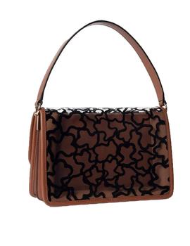 BOLSO TOUS BANDOLERA M.AUDREE VINIL TRANS-MARRON