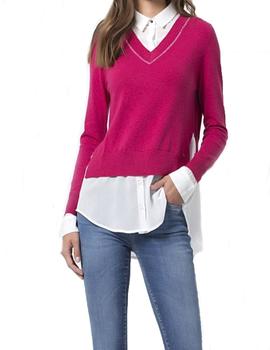 JERSEY KOCCA CON CAMISA FUCSIA