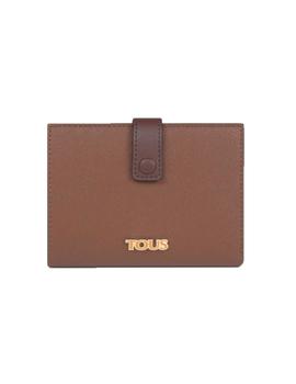 BILLETERA TOUS ESSENTIAL MARRÓN-MOSTAZA