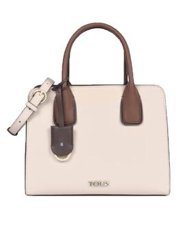 BOLSO TOUS CITY M. ESSENTIAL BEIGE-MARRÓN