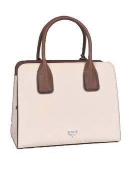BOLSO TOUS CITY M. ESSENTIAL BEIGE-MARRÓN