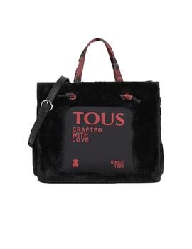 BOLSO TOUS SHOPPING M. AMAYA FUR NEGRO