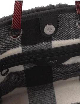 BOLSO TOUS SHOPPING M. AMAYA FUR NEGRO