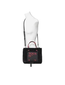BOLSO TOUS SHOPPING M. AMAYA FUR NEGRO