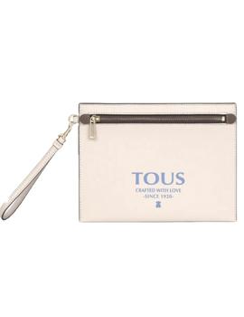 CARTERA TOUS MANO ESSENTIAL BEIGE-MARRÓN