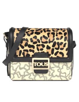 BANDOLERA TOUS M. K ICON WILD NEGRO